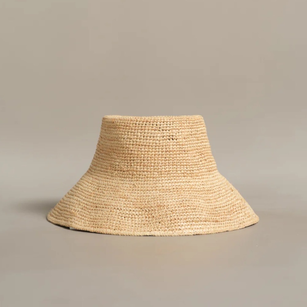 Jenni Kayne Crochet Raffia Sun Hat - NWOT
